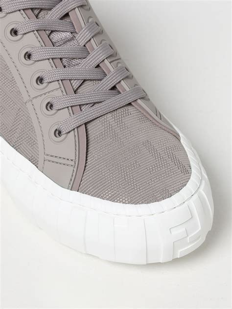 silver fendi sneakers|Fendi sneakers discount.